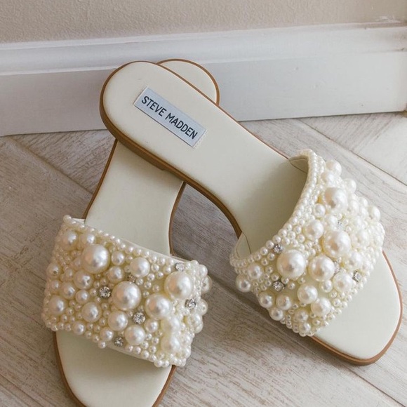 Knicky Pearl Flat Sandal Steve Madden - Picture 2 of 3